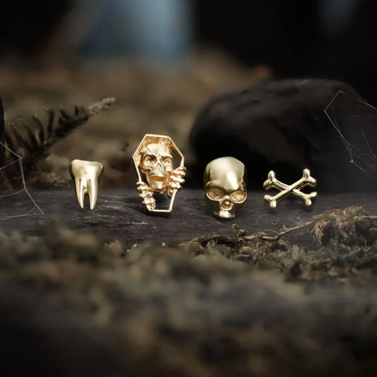 Coffin Threadless Pin