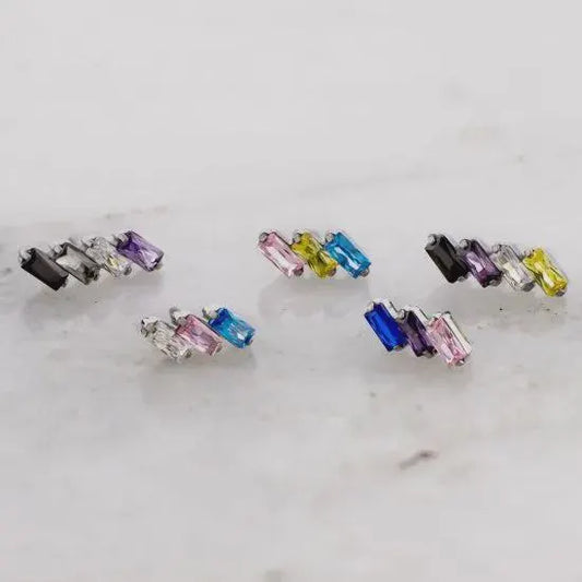 Pride Baguette - Titanium Threadless End