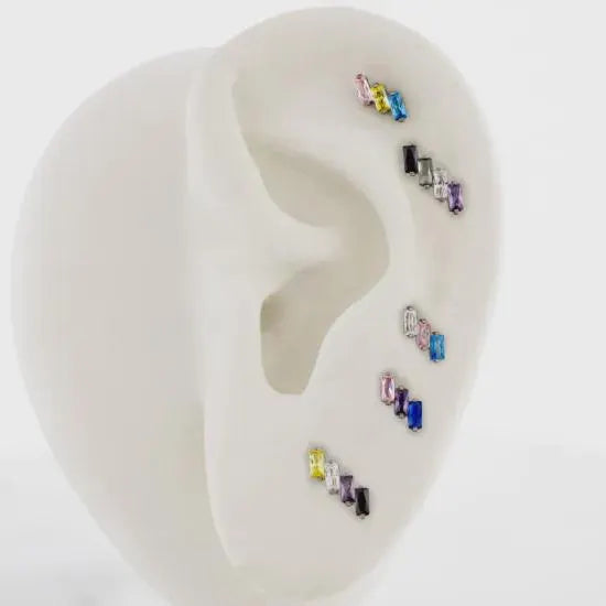 Pride Baguette - Titanium Threadless End